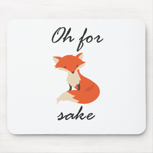 Tapis De Souris Fox Sake Mousepad (Devant)