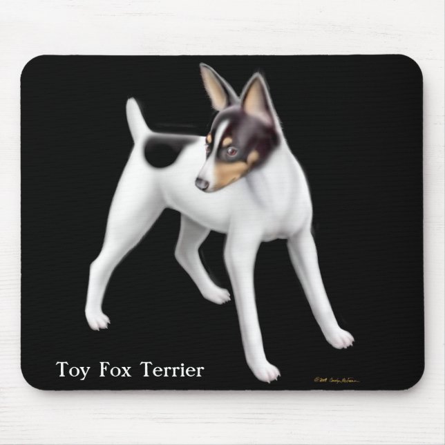 Tapis De Souris Fox Terrier Mousepad de jouet (Devant)