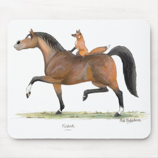 Tapis De Souris "Fox-trot" Mousepad (Devant)