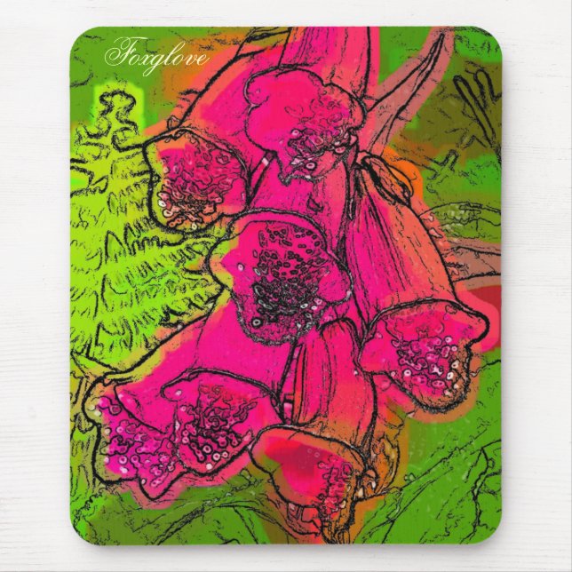 TAPIS DE SOURIS FOXGLOVES (Devant)