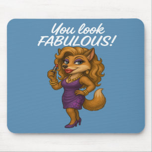 Tapis De Souris Foxy en violet