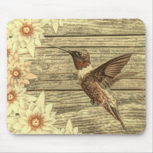 Tapis De Souris Foyer blanc de la marguerite