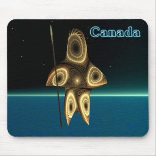 Tapis De Souris Fractal Inuit Hunter