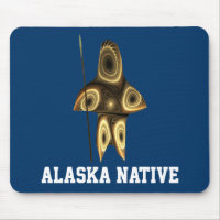 Fractal Inuit Hunter - Autochtone de l'Alaska