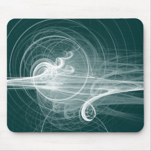 Tapis De Souris Fractal Swirl III - Vert foncé