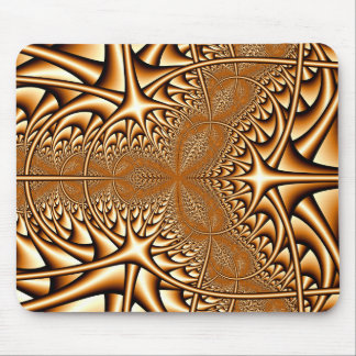 Tapis De Souris Fractale en bronze Mousepad