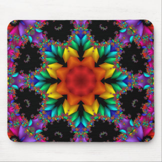 Tapis De Souris Fractale florale