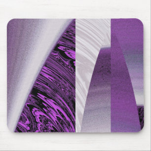 Tapis de souris fractale Gratte-ciel Violet