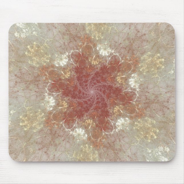 Tapis De Souris Fractale Mousepad de fleur d'été (Devant)