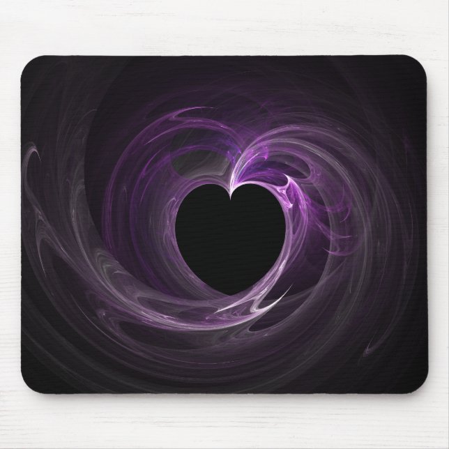Tapis De Souris Fractale Mousepad de Purple Heart (Devant)