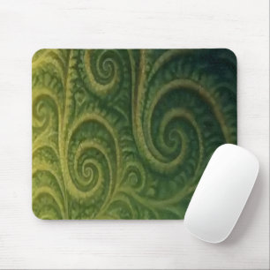 Tapis De Souris Fractale verte
