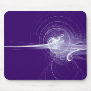 Tapis De Souris Fractale - Violet profond