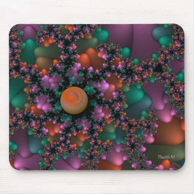 Tapis De Souris Fractales Mousepad (Mars) (Devant)