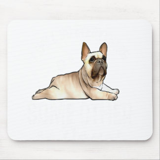 Tapis De Souris Français Bulldog Amoureux des chiens Cadeaux pour
