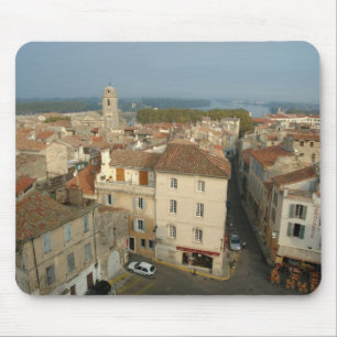 Tapis De Souris France, Arles, Provence, vue sur la ville depuis