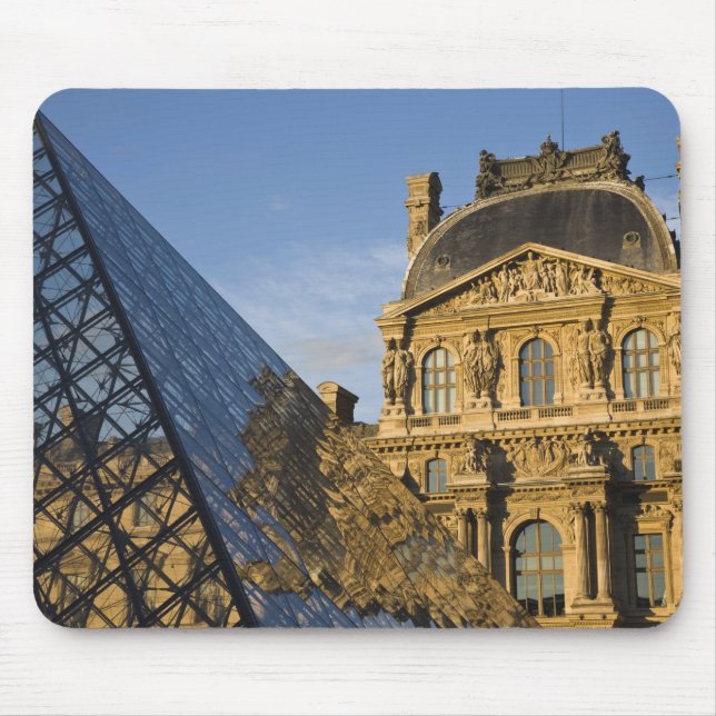 Tapis De Souris France, Paris, Musée du Louvre et la Pyramide, (Devant)