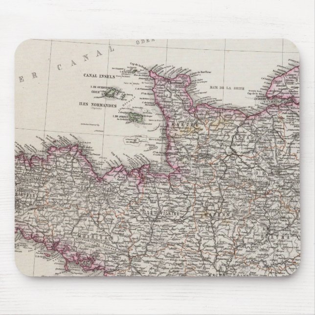 Tapis De Souris France, quatre feuilles, feuille 1 (Devant)
