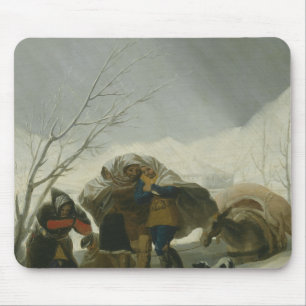 Tapis De Souris Francisco Goya - Scène d'hiver