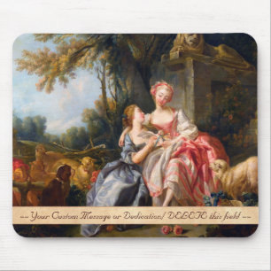 Tapis De Souris Francois Boucher l'art rococo de dames de Dou de
