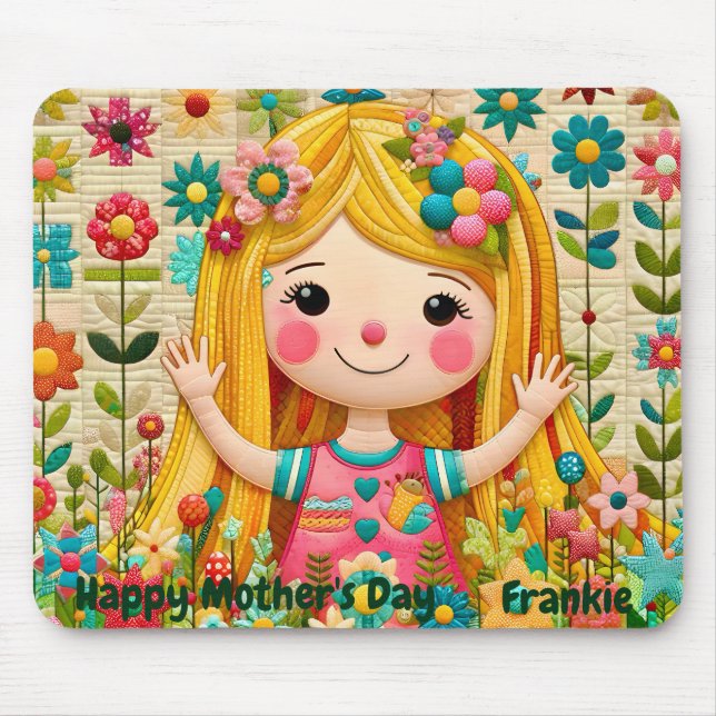 TAPIS DE SOURIS FRANKIE ~ MOTHER'S DAY ~  (Devant)