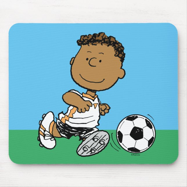 Tapis De Souris Franklin Jouer Au Football (Devant)