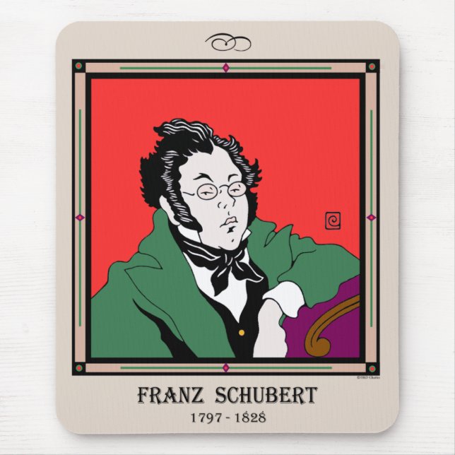 Tapis De Souris Franz Schubert Mousepad (Devant)