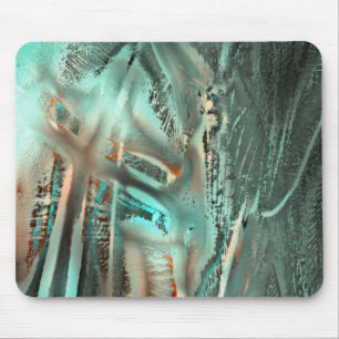 Tapis De Souris Freak texture cyane grisâtre et découpe numérique 