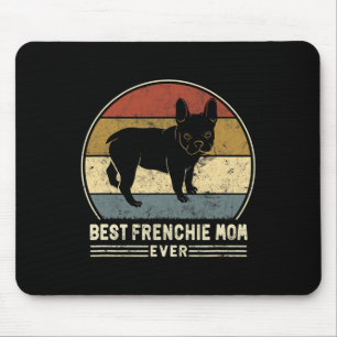 Tapis De Souris Frenchie Maman Jamais Rétro French Buldog Chien Ma