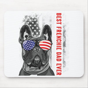 Tapis De Souris Frenchie Papa Ever Papa French Bulldog Amoureux de