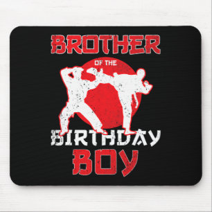 Tapis De Souris Frère De Karate Anniversaire Taekwondo Boy Marti