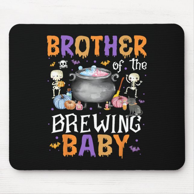 Tapis De Souris Frère De La Brasserie Par Halloween Hommes Femmes  (Devant)