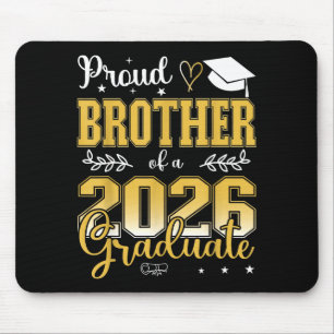 Tapis De Souris Frère fier minimal promotion 2026 diplômé
