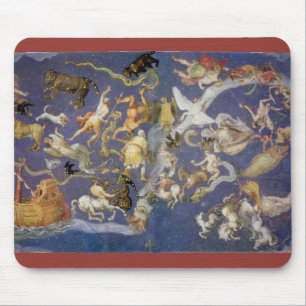 Tapis De Souris Fresque d'astronomie céleste des constellations vi