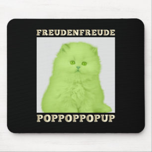 Tapis De Souris Freudenfreude Poppoppop up Feline Lover Chat