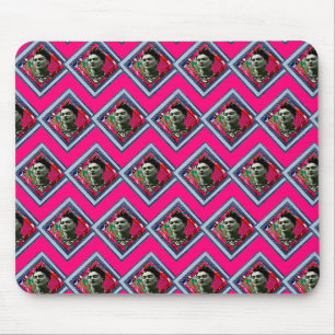 Tapis De Souris Frida Kahlo Retro Denim Diamond