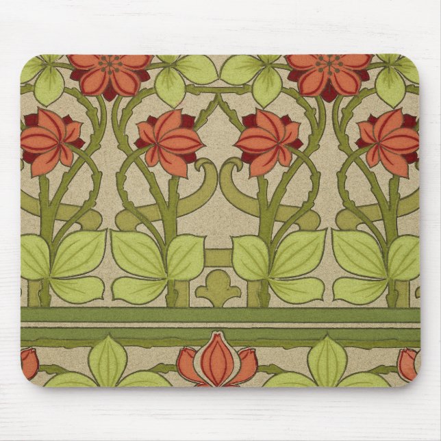 Tapis De Souris Frieze Bordure Fond d'écran Art Nouveau (Devant)
