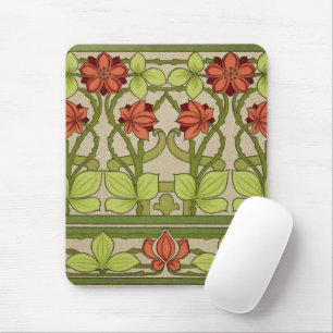 Tapis De Souris Frise florale Frontière de style Art Nouveau