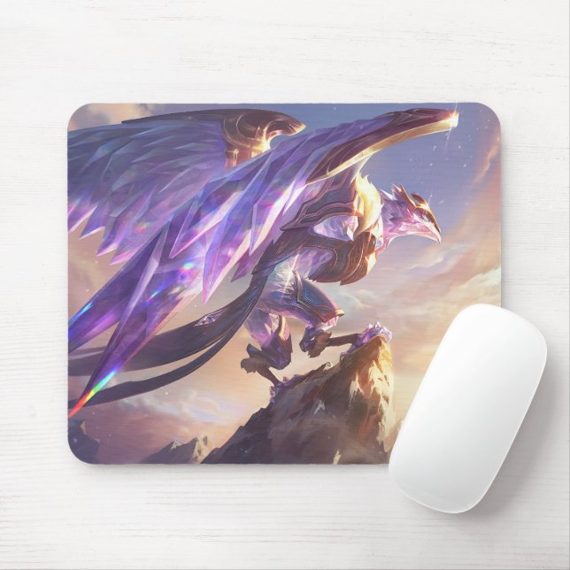 Tapis De Souris Frost Dragon Jeu Mousepad | Personnalisable  (Avec souris)