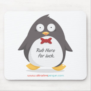 Tapis De Souris Frottez un pingouin