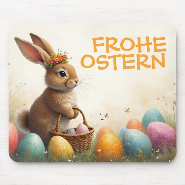 Tapis De Souris Frühlingsgrüß vom Osterhasen (Devant)