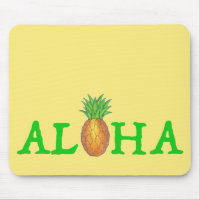 Fruit d'ananas de l'île tropicale d'Hawaï ALOHA