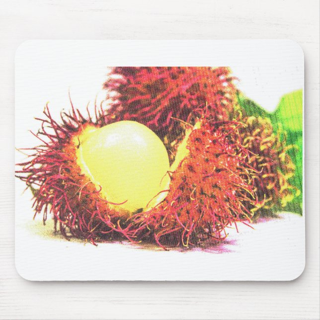 Tapis De Souris "Fruit Rambutan" Belle Photo. Commandez dès mainte (Devant)