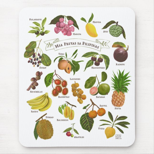 Tapis De Souris Fruits aux Philippines (Devant)