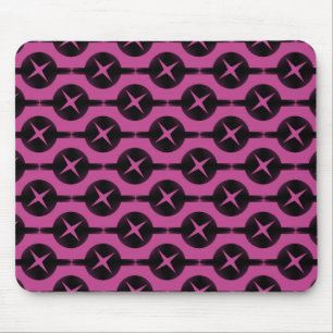 Tapis De Souris Fuchsia Cercles rares Mousepad