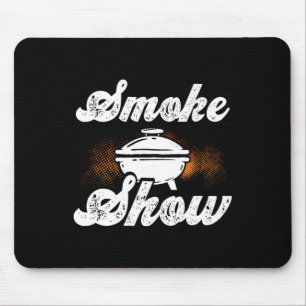 Tapis De Souris Fumée - Grillades Fumeur Cuisine Viande Bbq Gril