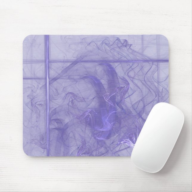 Tapis De Souris Fumer au-dessus de Violet (Avec souris)