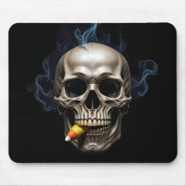 Tapis De Souris Fumer crâne Bière bonbon Corn