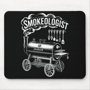 Tapis De Souris Fumeur drôle disant femme de grill à barbecue à fu