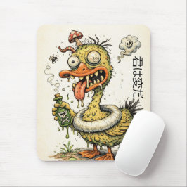 Tapis De Souris Fun and weired hand drawn cartoon duck monster