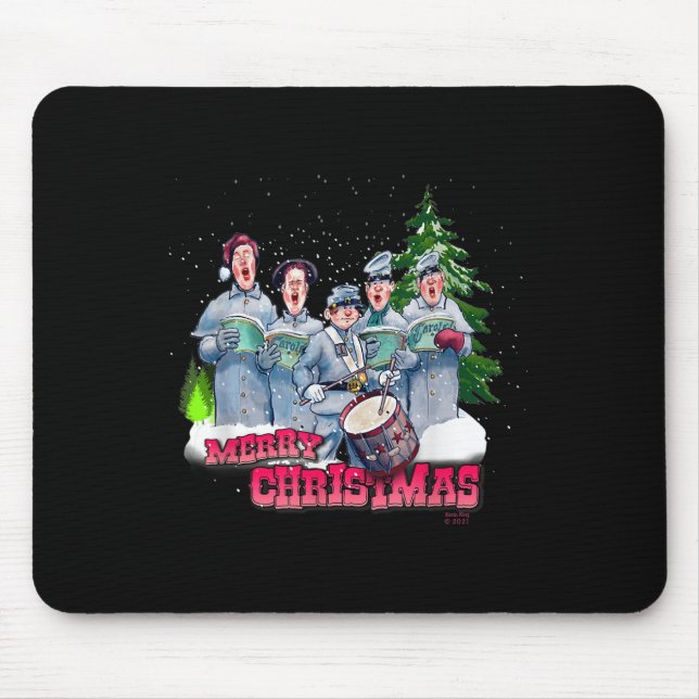 Tapis De Souris Fun Guerre civile Noël (Devant)